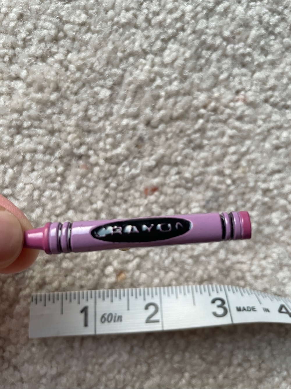 Vintage 80’s crayon pin